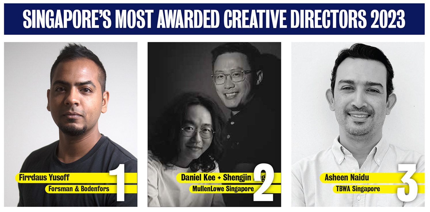 Campaign Brief Asia 2023 Creative Rankings: Forsman & Bodenfors takes out the Singapore Agency of the Year title with MullenLowe and TBWA ranking #2 and #3 respectively