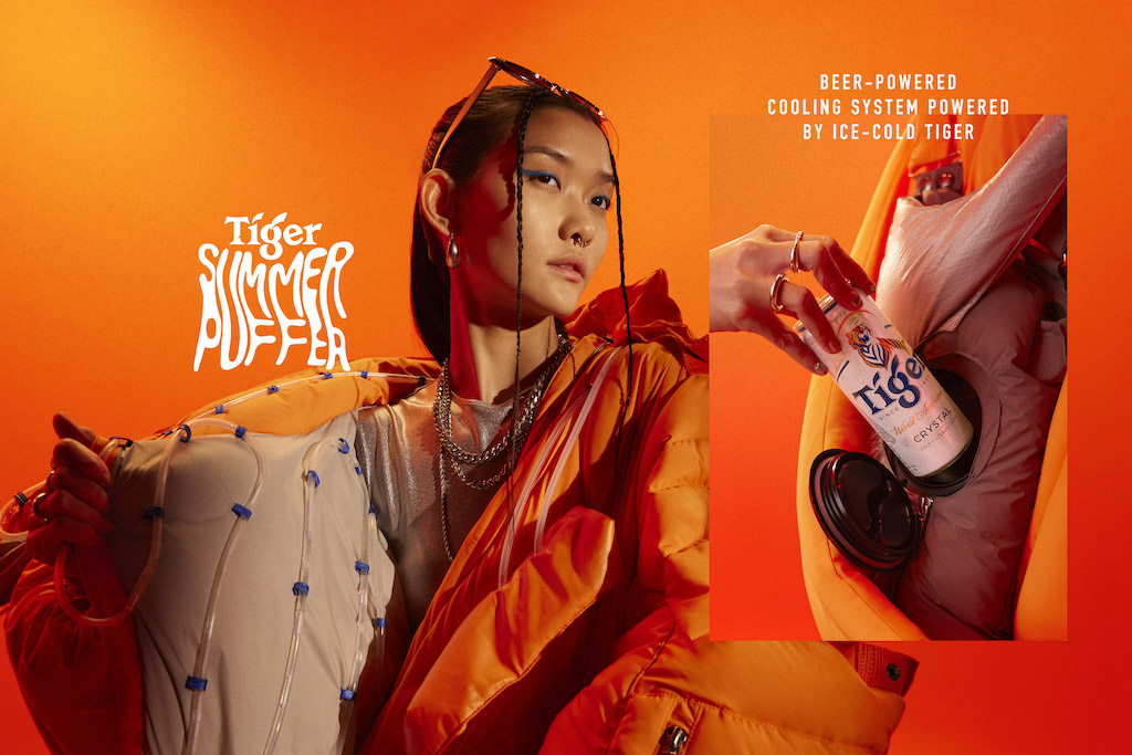 Tiger Beer, BBH and Le Pub create puffer jacket that literally keeps you cool in the heat