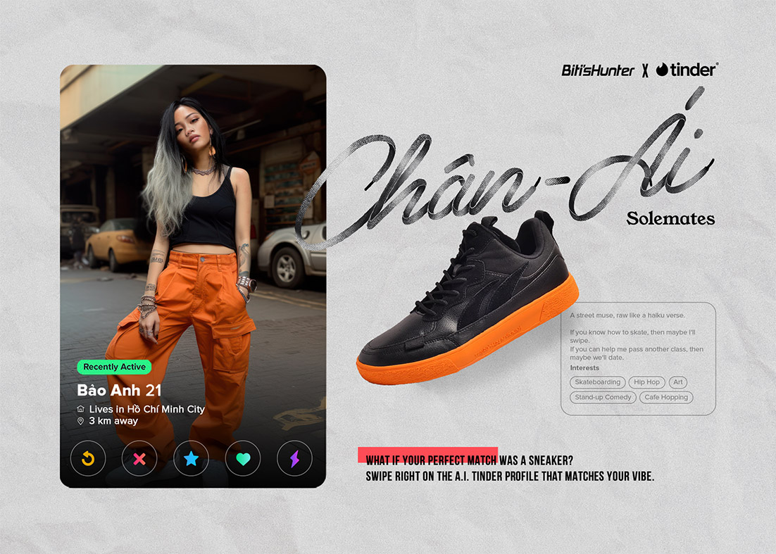 Biti’s Hunter swipes right with Tinder via new Dentsu Redder Vietnam campaign