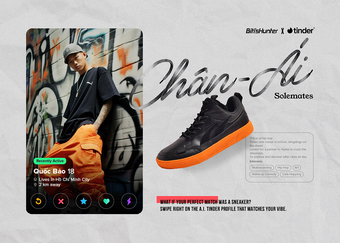 Biti’s Hunter swipes right with Tinder via new Dentsu Redder Vietnam campaign