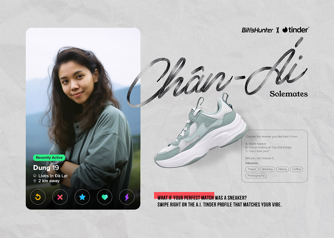 Biti’s Hunter swipes right with Tinder via new Dentsu Redder Vietnam campaign