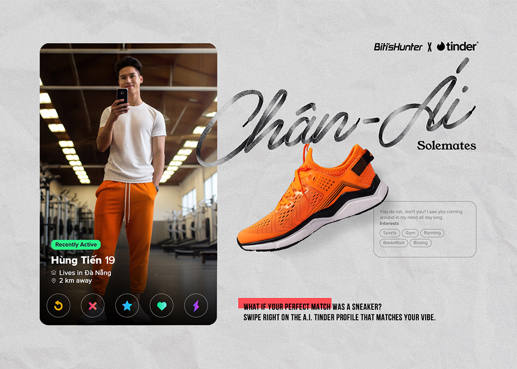 Biti’s Hunter swipes right with Tinder via new Dentsu Redder Vietnam campaign