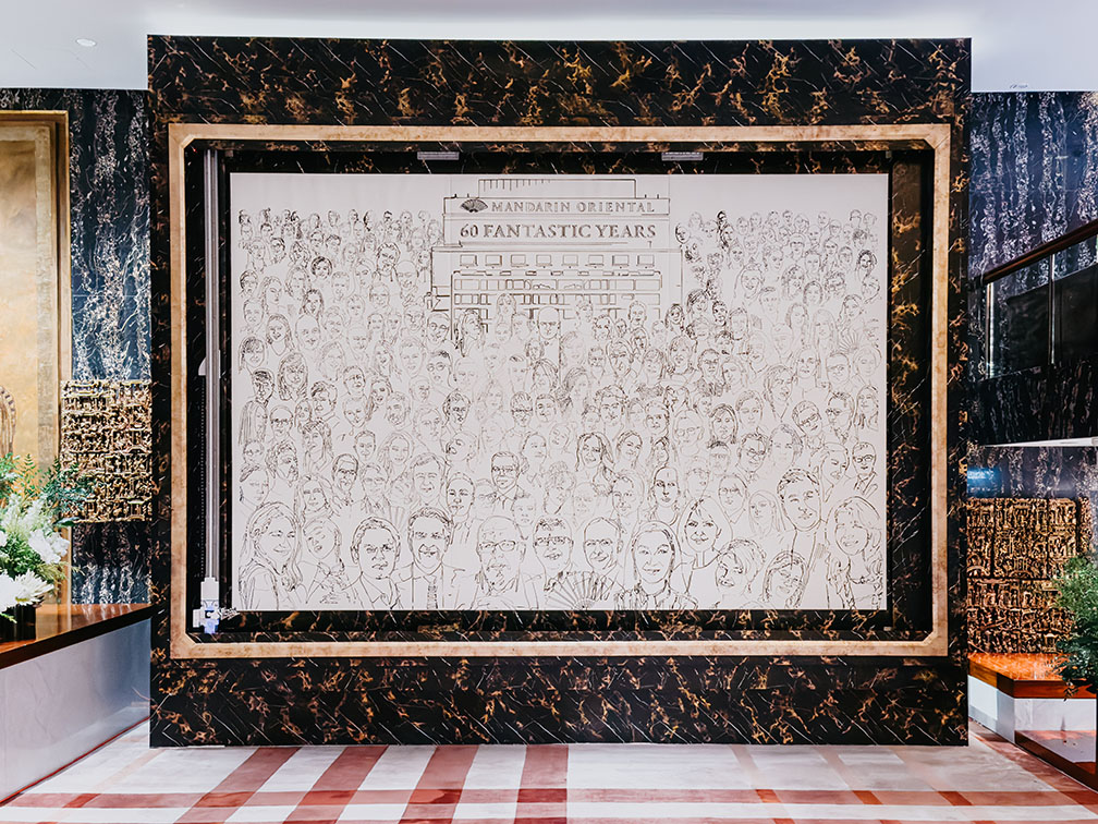 Mandarin Oriental celebrates 60 years with interactive, AI performance artwork