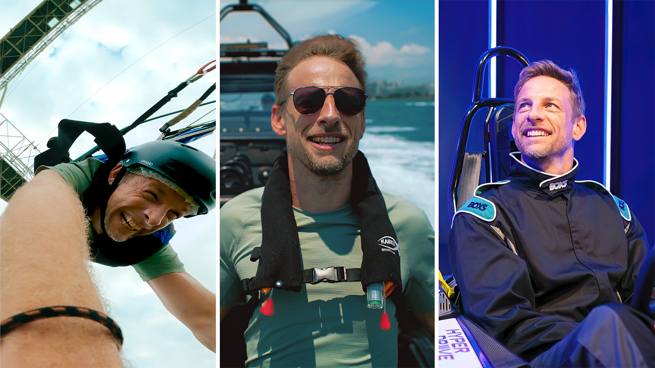 Former F1 champion Jenson Button unwinds in Singapore Tourism Board’s latest campaign