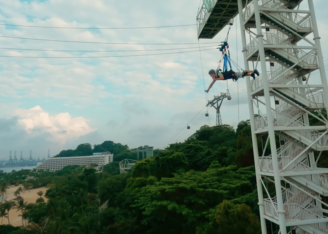 Former F1 champion Jenson Button unwinds in Singapore Tourism Board’s latest campaign