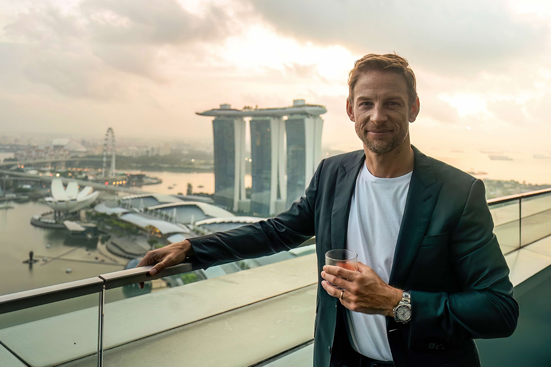 Former F1 champion Jenson Button unwinds in Singapore Tourism Board’s latest campaign