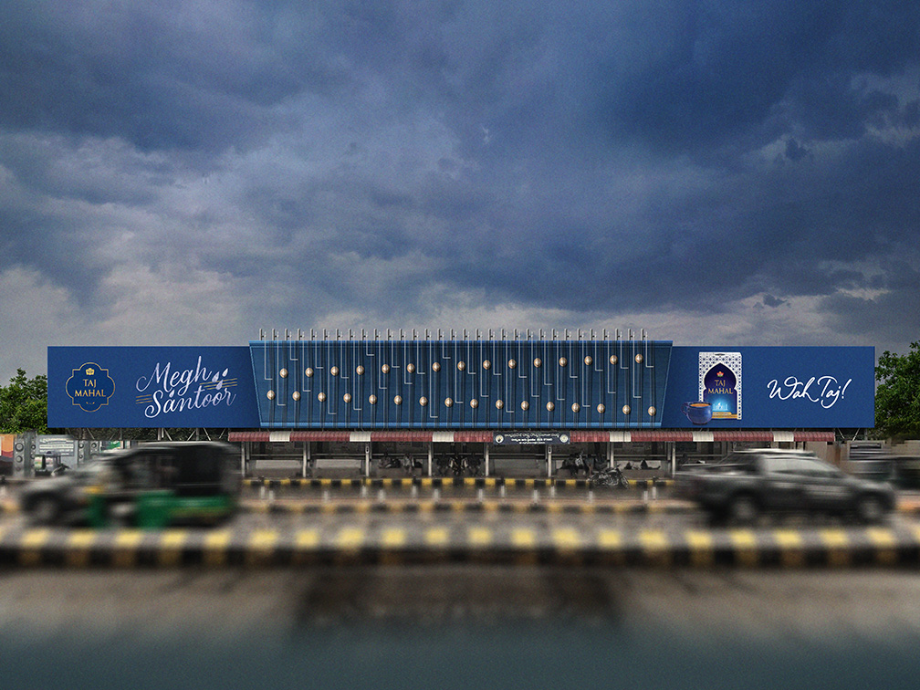 Brooke Bond Taj Mahal & Ogilvy create largest environmentally interactive billboard