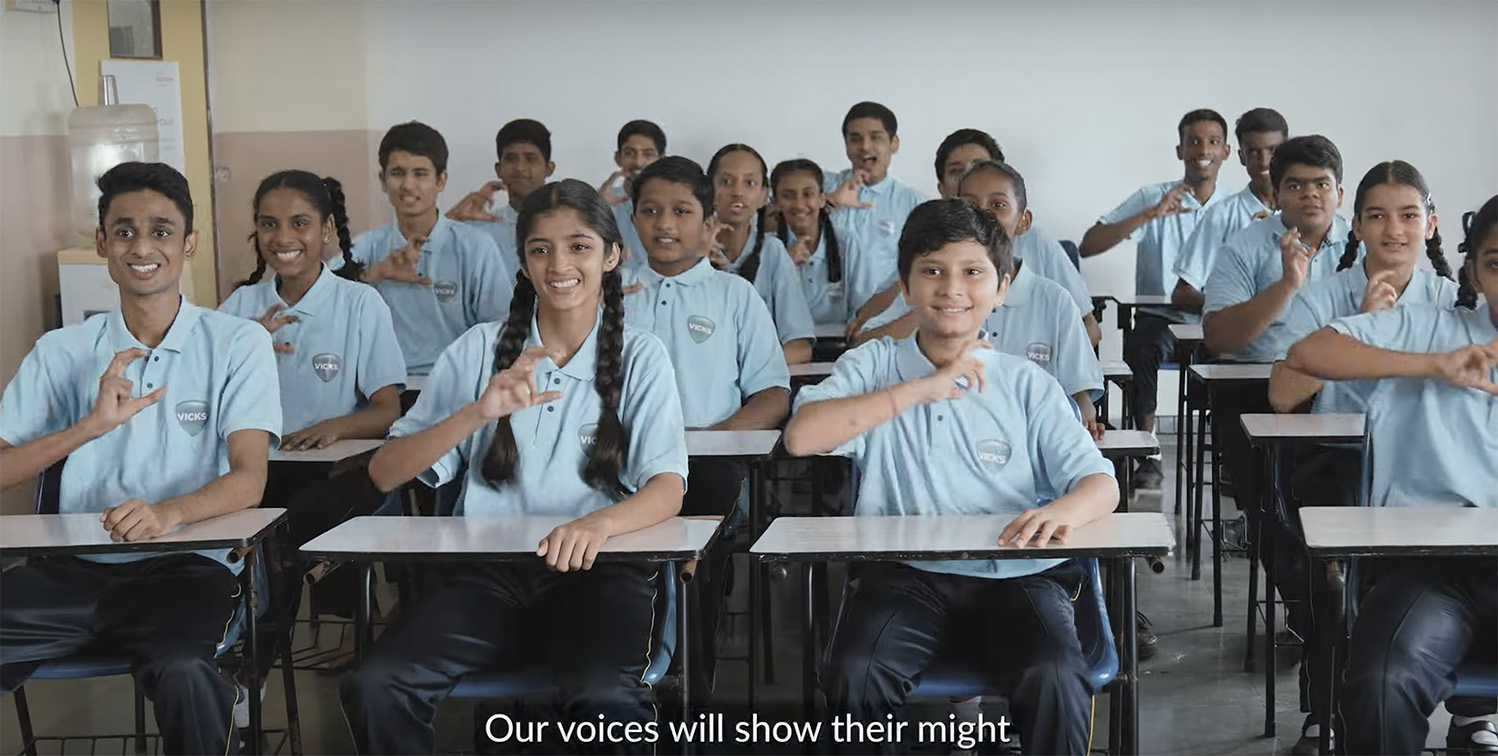 Vicks Cough Drops ensures no cheer goes unheard with a special sign language anthem