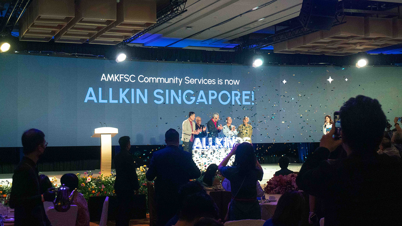 AMKFSC Community Services changes name to Allkin Singapore and unveils refreshed identity by Design Bridge and Partners