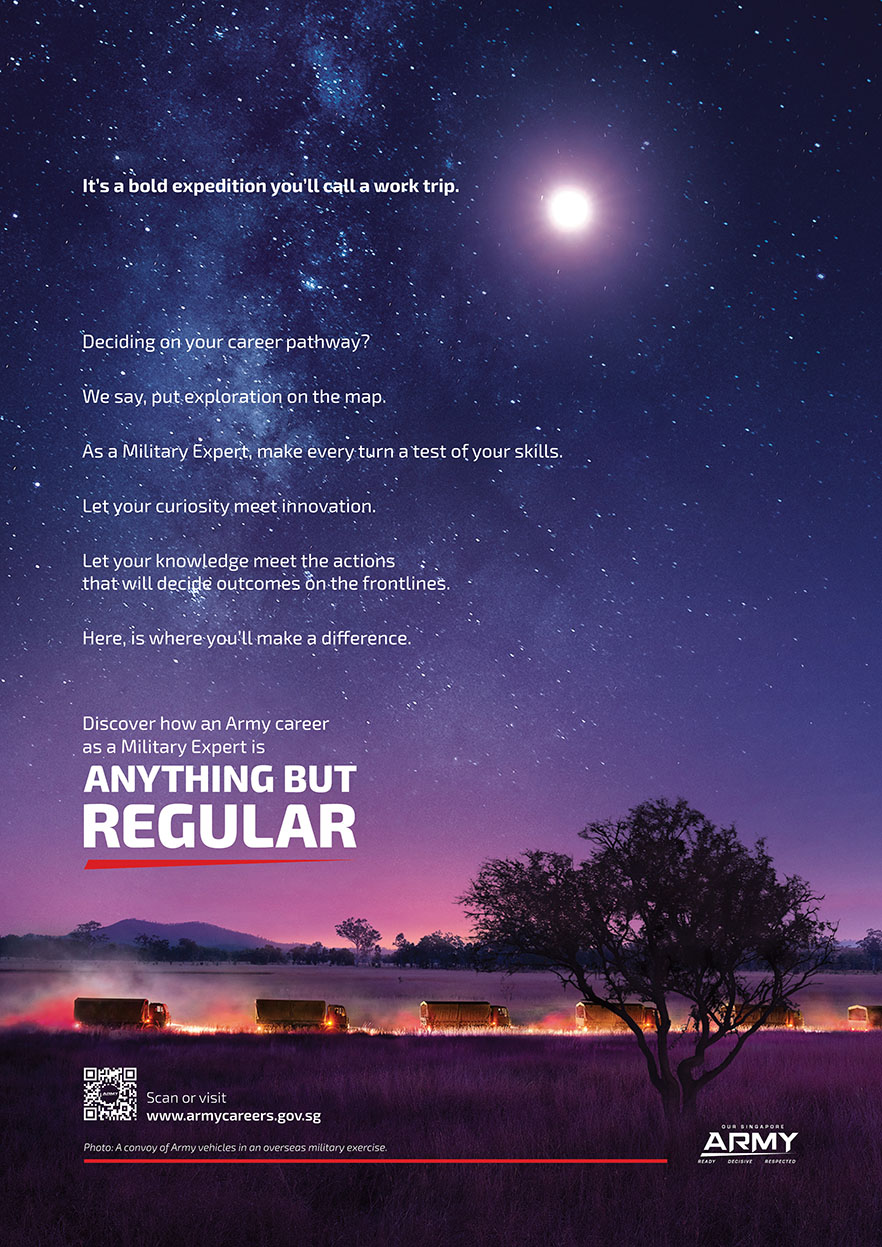 Tribal Worldwide flips the script on regular for Our Singapore Army recruitment campaign