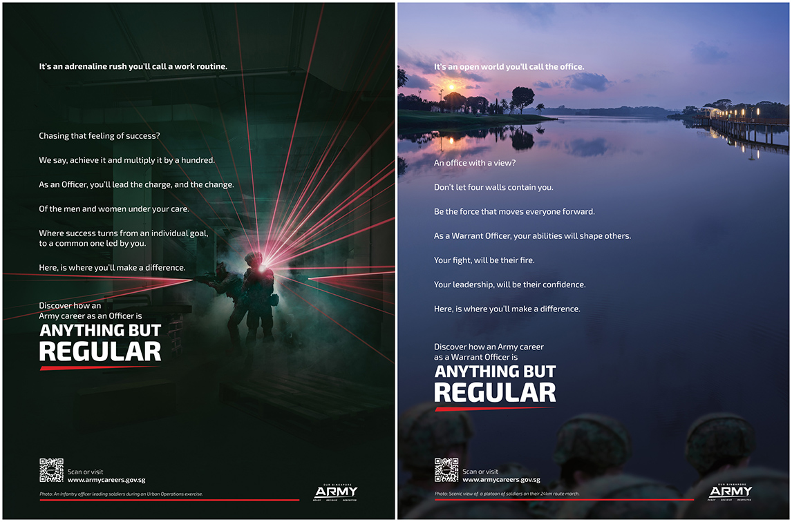 Tribal Worldwide flips the script on regular for Our Singapore Army recruitment campaign