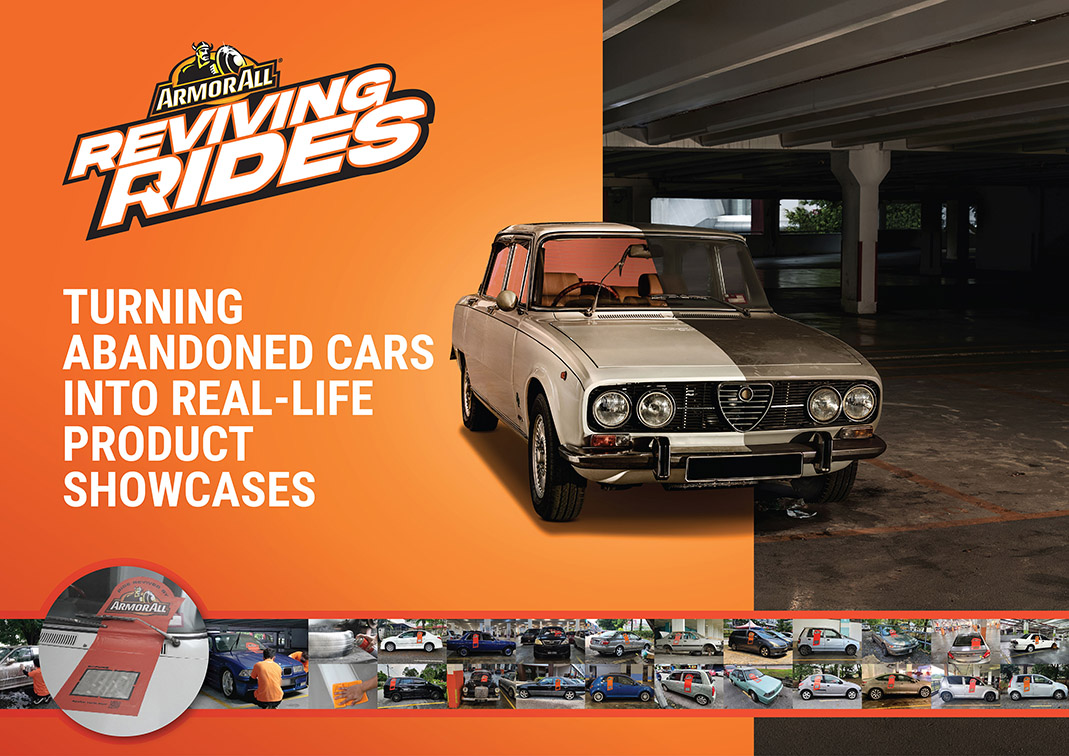 Armor All and Havas Malaysia transform abandoned vehicles into a unique media platform