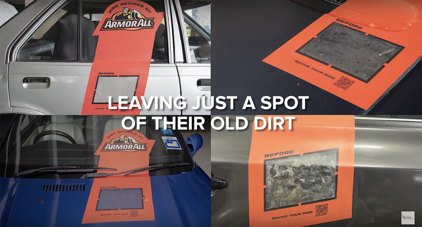 Armor All and Havas Malaysia transform abandoned vehicles into a unique media platform