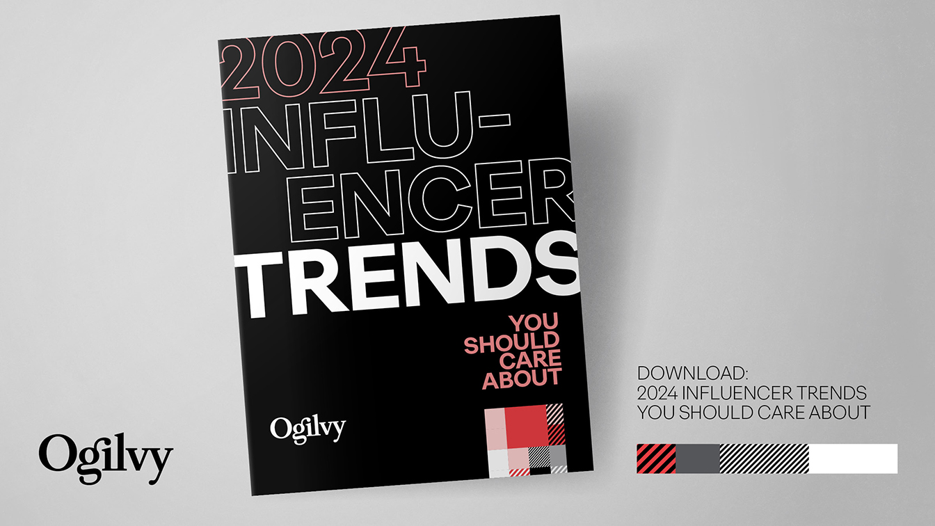 New Ogilvy Red Paper reveals six key influencer marketing trends that will define 2024