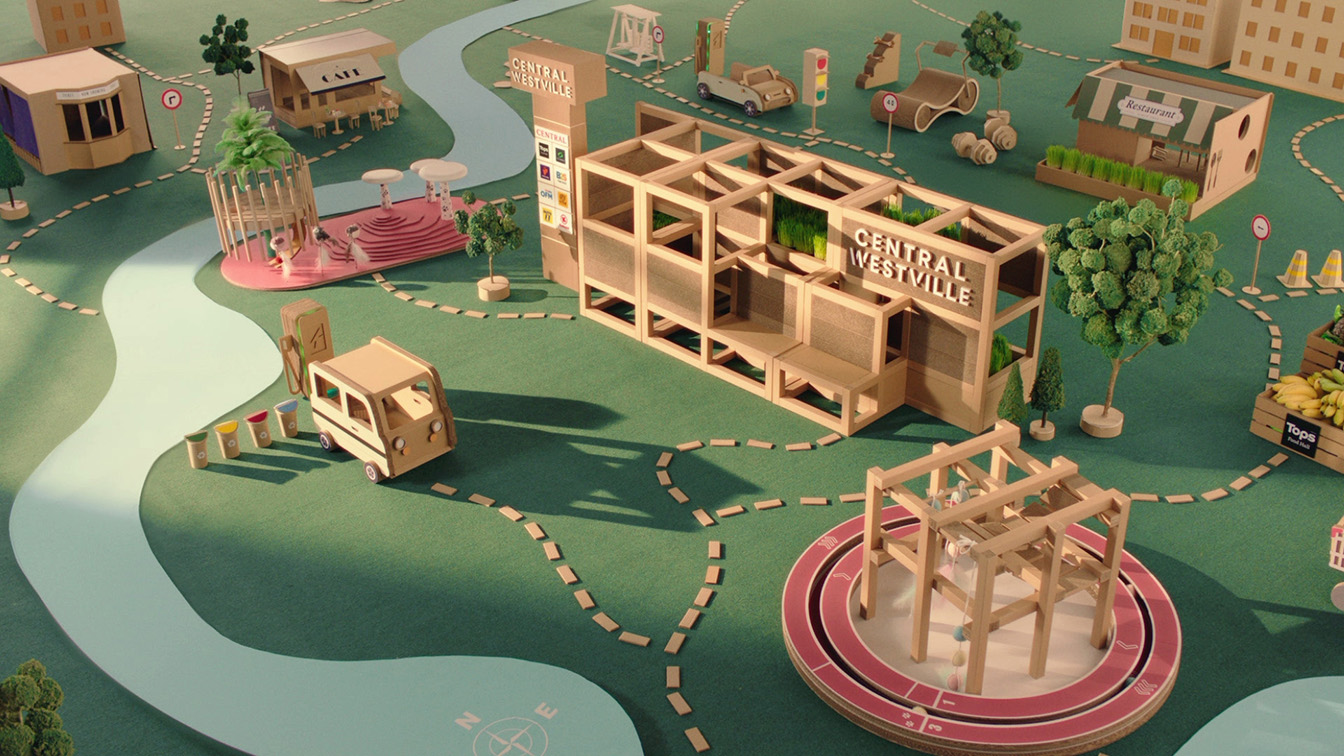 Central Westville and SOUR Bangkok repurpose retail waste into miniature Central Westville to promote eco & pet friendly mall