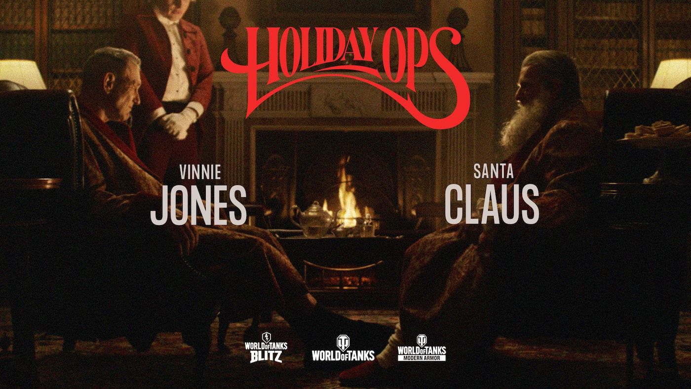 Santa’s chief enforcer Vinnie Jones hands in his resignation in World of Tanks’ new film via CUBO
