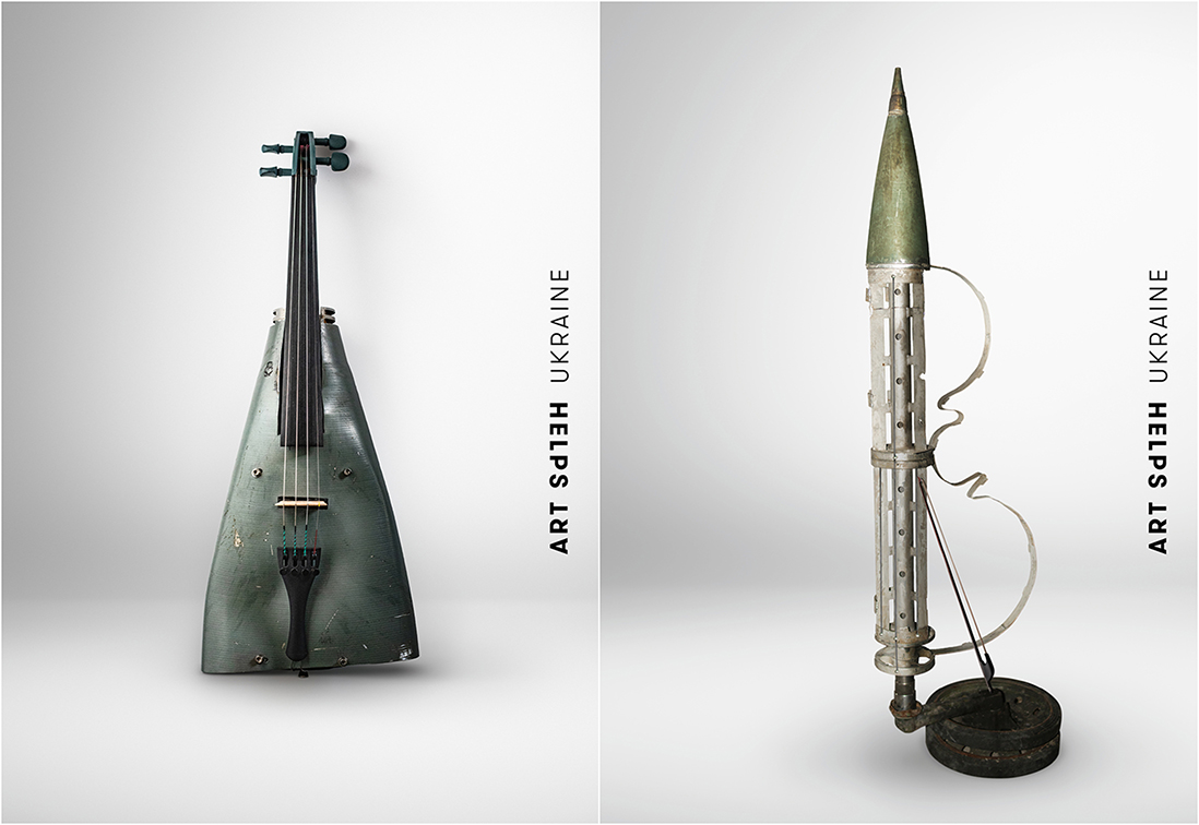 Seen+Noted: ArtHelps and Jung von Matt turn weapons into musical instruments for Ukraine