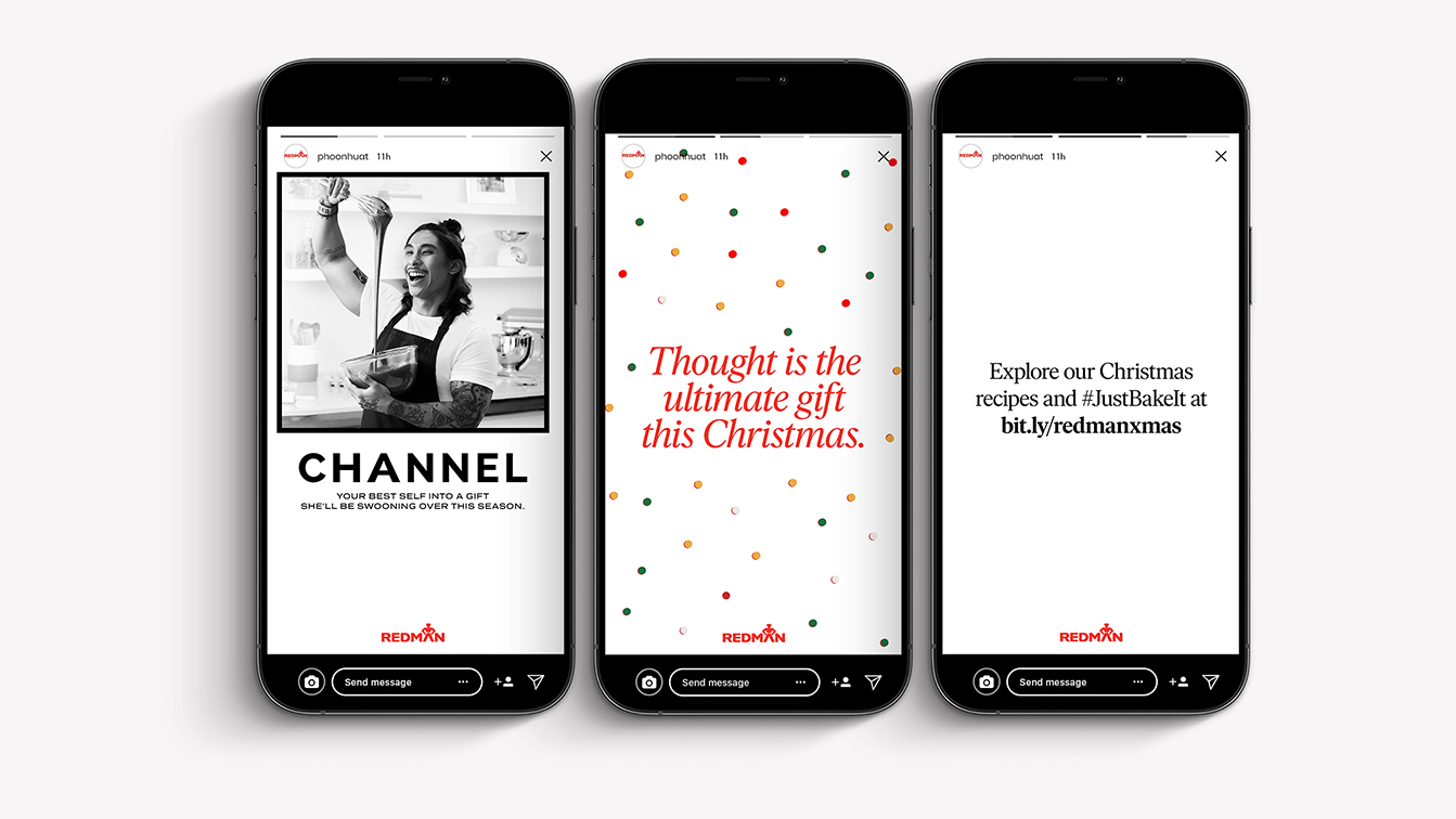 RedMan’s festive campaign via TSLA inspires a baking movement to elevate gift giving