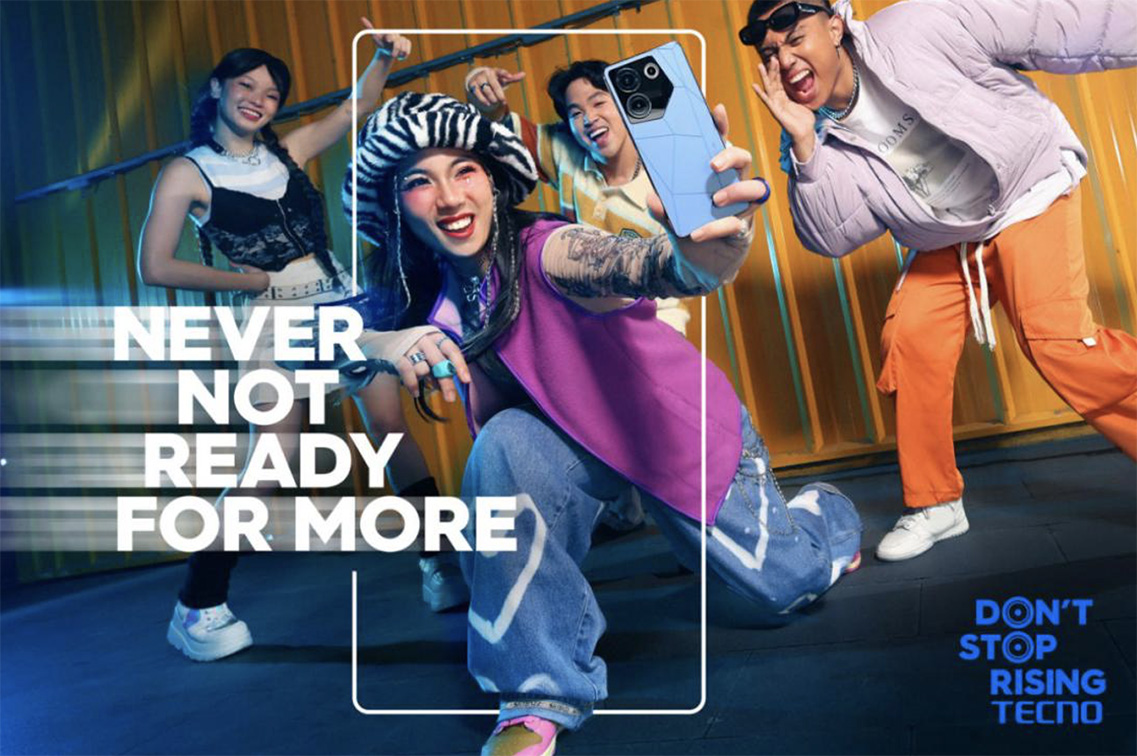 MRM China creates “Don’t Stop Rising” campaign for TECNO aiming to inspire young Filipinos