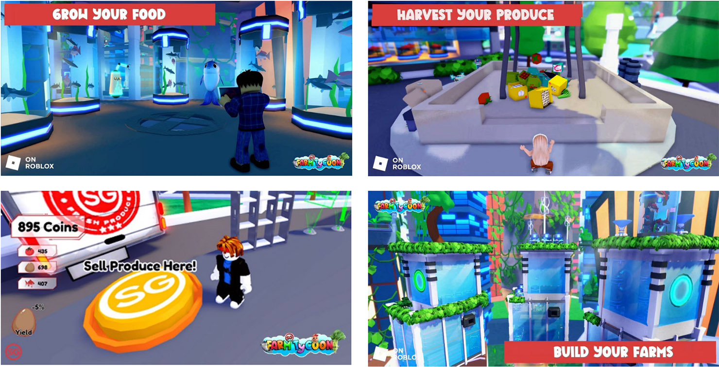 Singapore Government, Starcom Singapore and Publicis Play Launch “SG Farm Tycoon” on Roblox