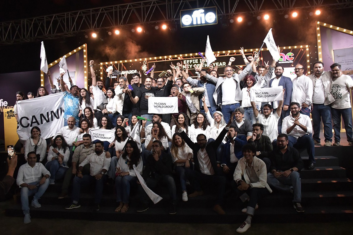 The Advertising Club’s EFFIE India Awards 2023 releases winners; McCann Worldgroup India wins big taking out Agency Of The Year
