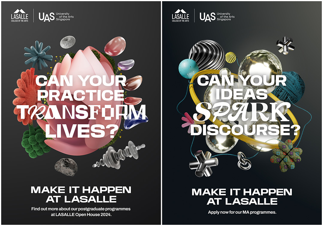 GOODSTUPH Singapore creates new campaign for LASALLE College of the Arts encouraging creatives to “Make it All Happen at LASALLE”