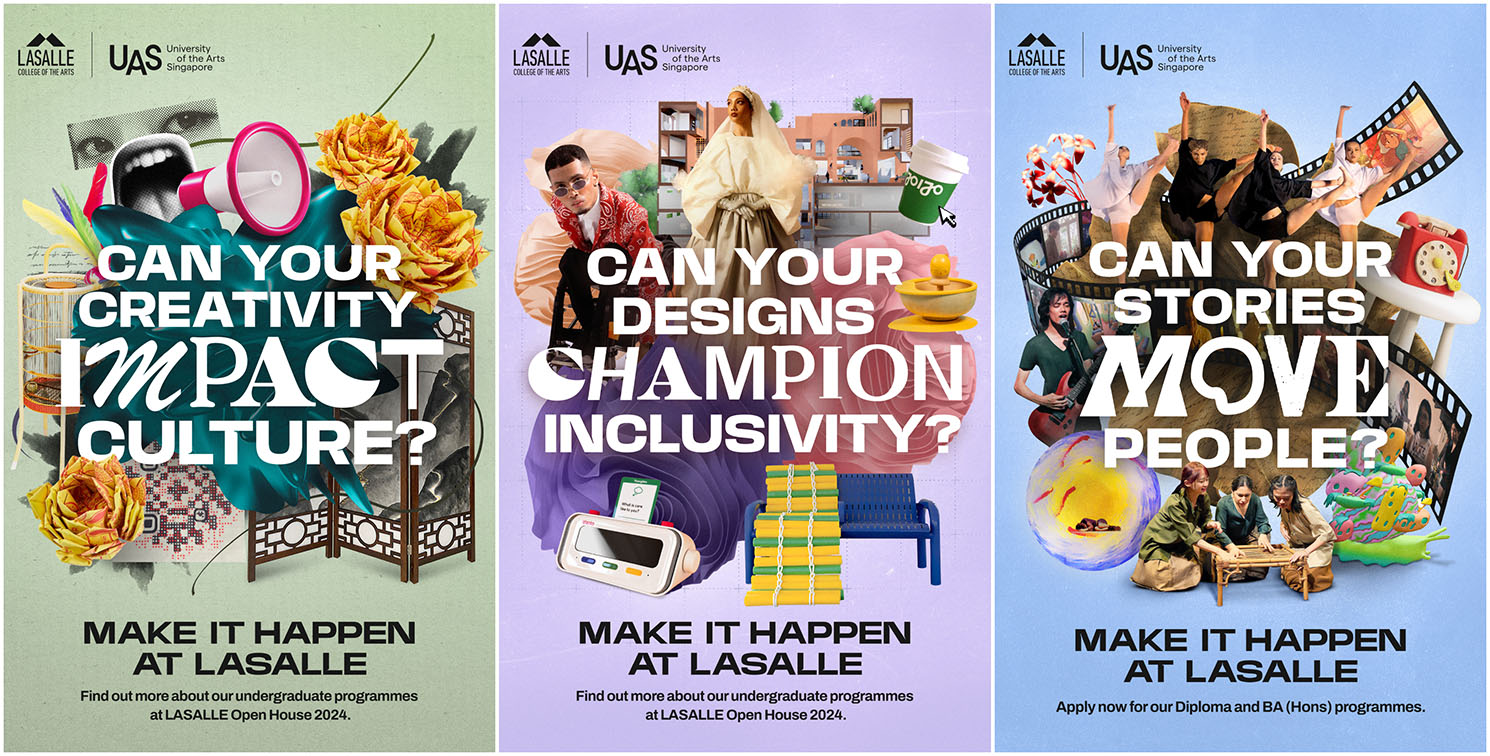 GOODSTUPH Singapore creates new campaign for LASALLE College of the Arts encouraging creatives to “Make it All Happen at LASALLE”