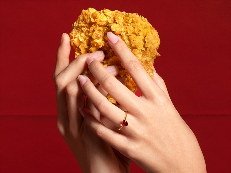 KFC Thailand reveals exclusive Fried Chicken Rings collection for Valentine’s Day