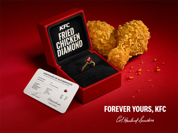 KFC Thailand reveals exclusive Fried Chicken Rings collection for Valentine’s Day