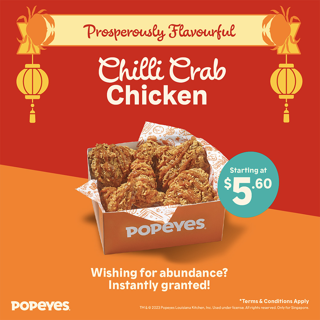 Popeyes brings luck through chicken discounts in exchange for excess mandarin oranges