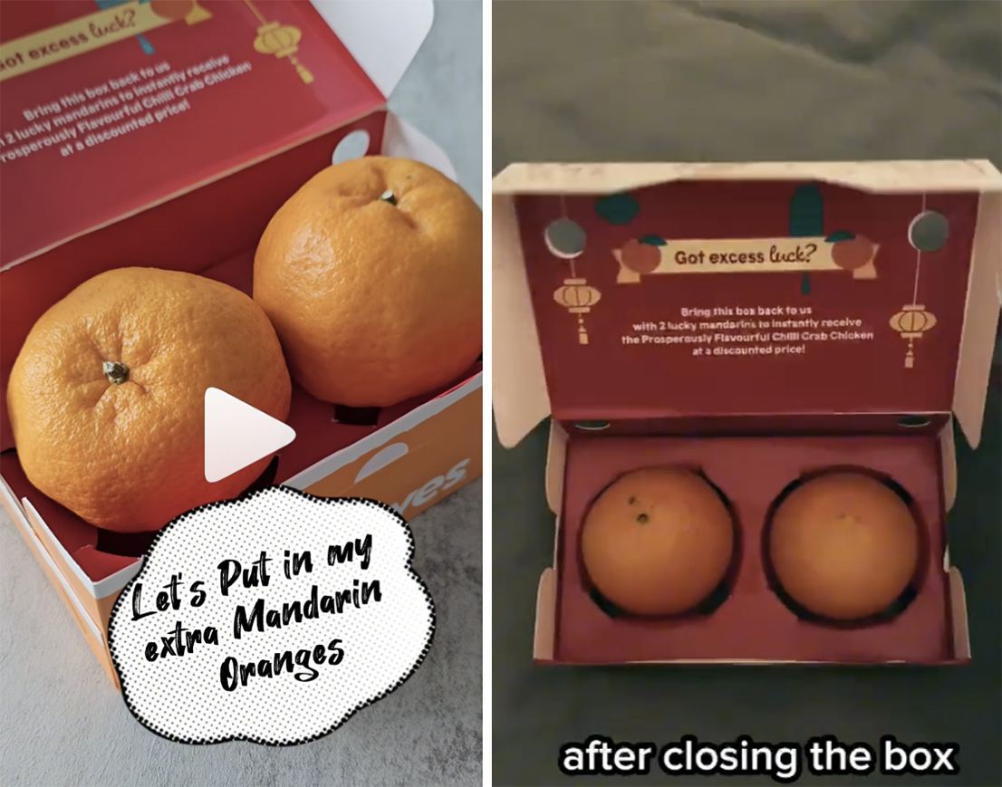 Popeyes brings luck through chicken discounts in exchange for excess mandarin oranges