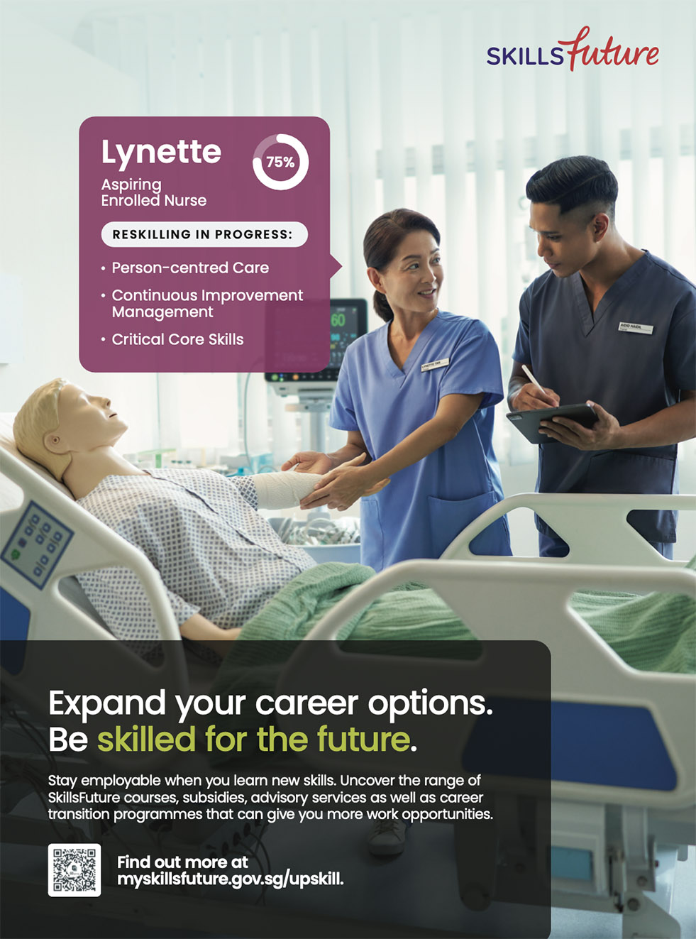 SkillsFuture encourages Singaporeans to “Be skilled for the future” via FiftyFull campaign