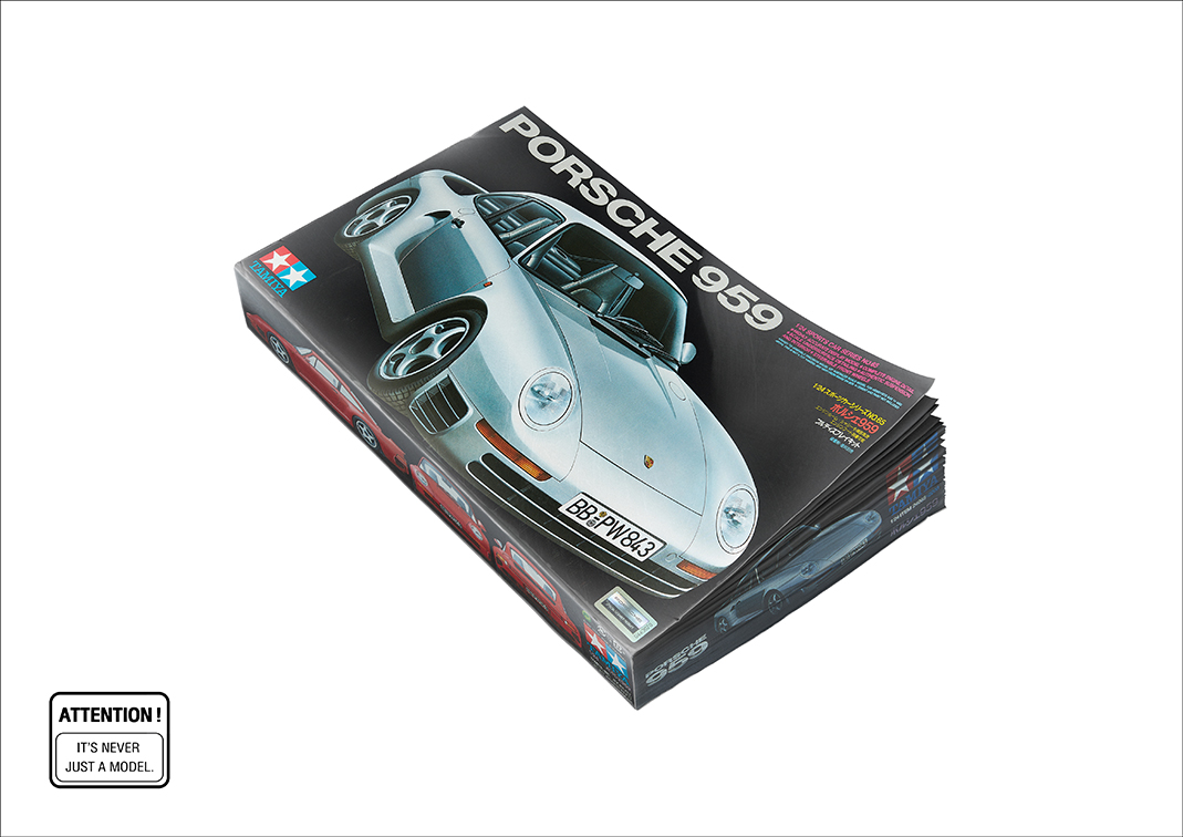 TBWA\Thailand Juice release print work celebrating how Tamiya is more than just a toy