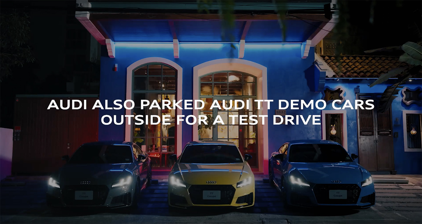 audacity bangkok launches The Valentine’s Dinner Conspiracy for Audi Thailand
