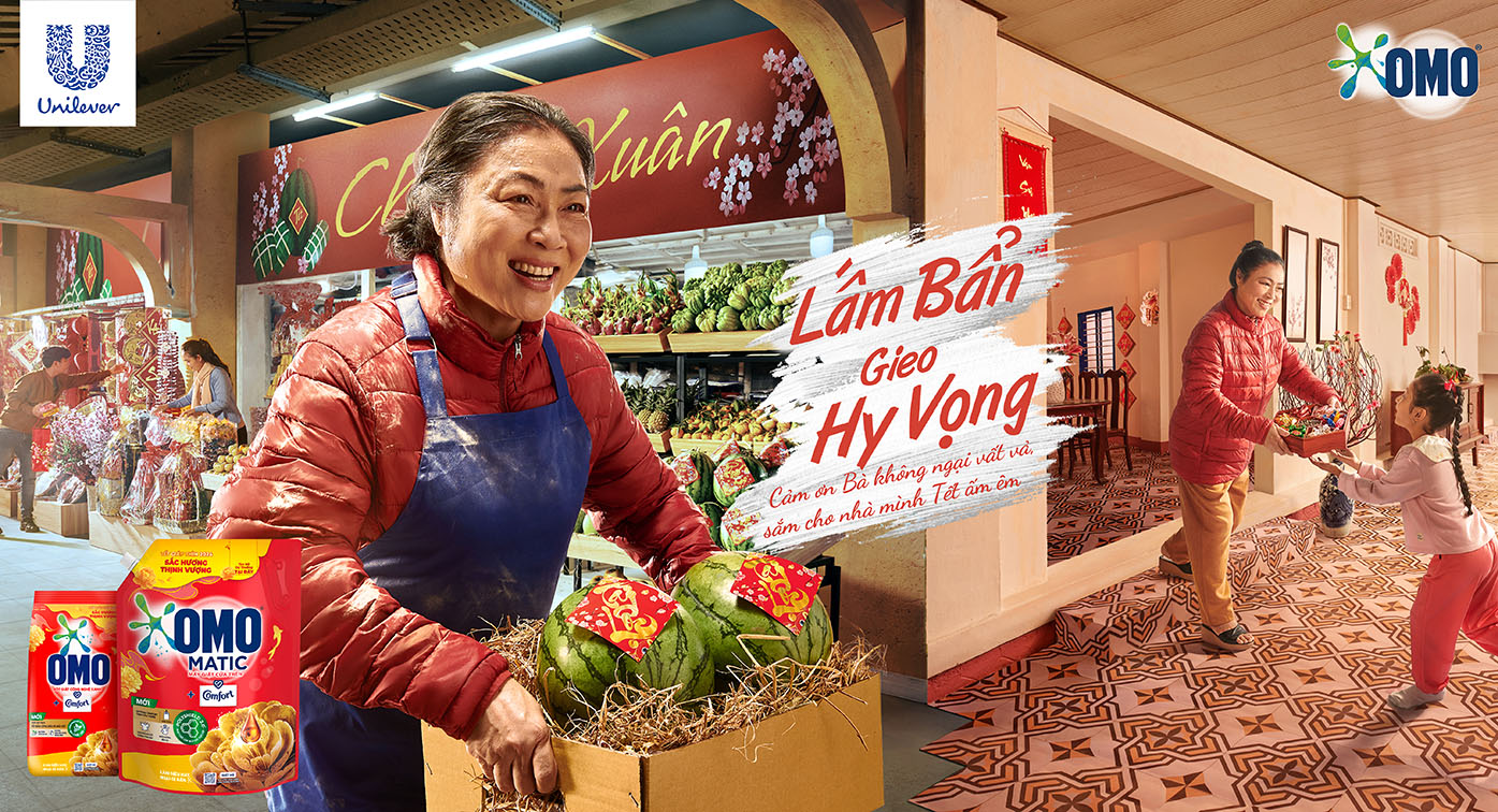 Unilever’s OMO celebrates working hard, getting dirty and having hope for Vietnamese Tet