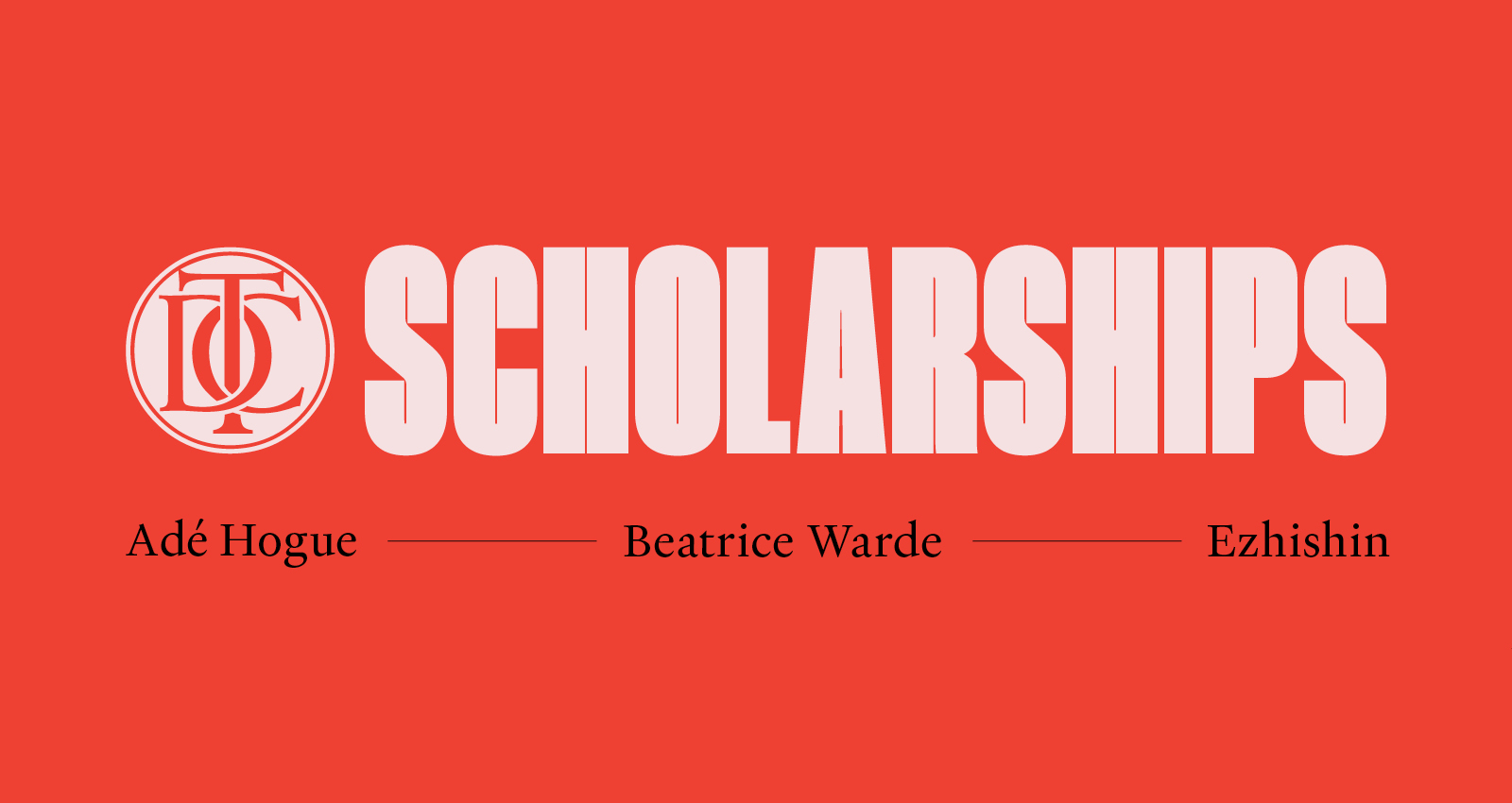 The Type Directors Club opens 2024 call for various global scholarship programs