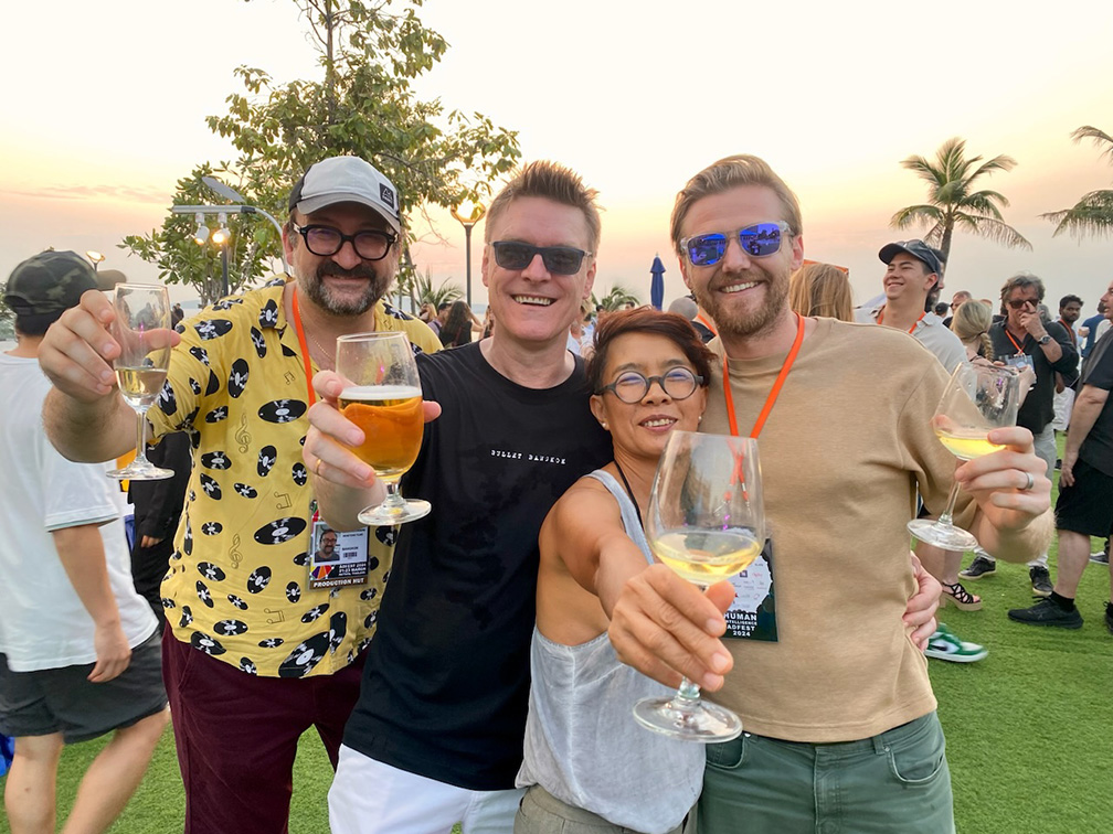 Legendary time at the annual Sweetshop, FIN Design + FX, Voodoo Hack and Campaign Brief Asia Sunset party around the pool at AdFest 2024