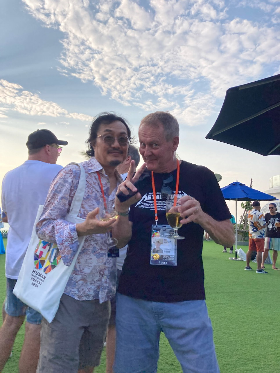Legendary time at the annual Sweetshop, FIN Design + FX, Voodoo Hack and Campaign Brief Asia Sunset party around the pool at AdFest 2024