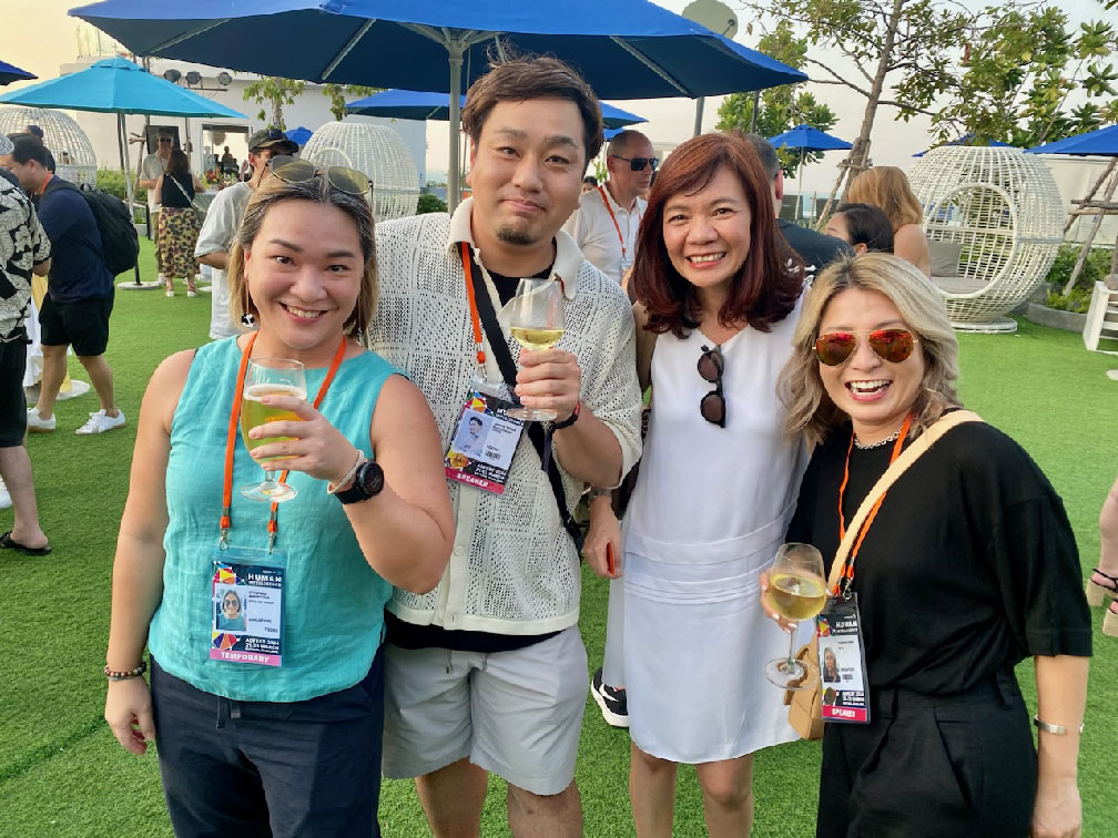 Legendary time at the annual Sweetshop, FIN Design + FX, Voodoo Hack and Campaign Brief Asia Sunset party around the pool at AdFest 2024