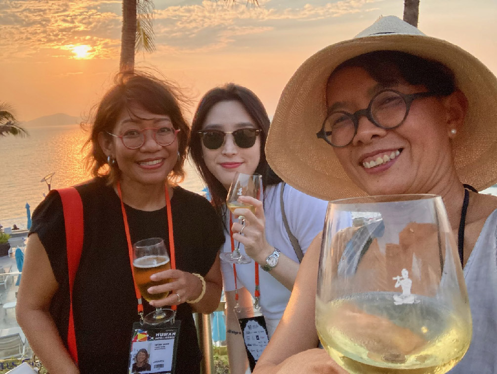 Legendary time at the annual Sweetshop, FIN Design + FX, Voodoo Hack and Campaign Brief Asia Sunset party around the pool at AdFest 2024