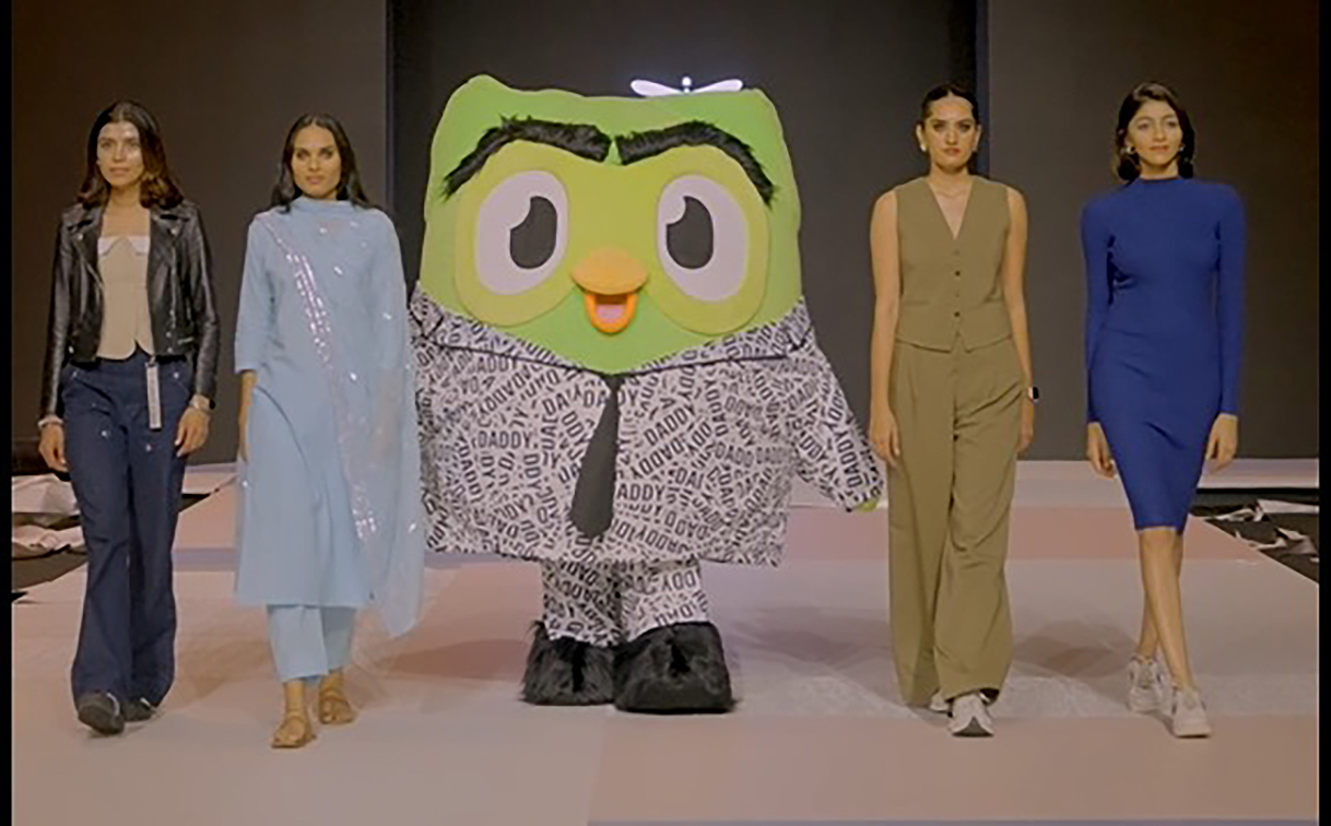 Duolingo’s Duo owl makes its Lakme Fashion Week 2024 debut via Digitas India stunt