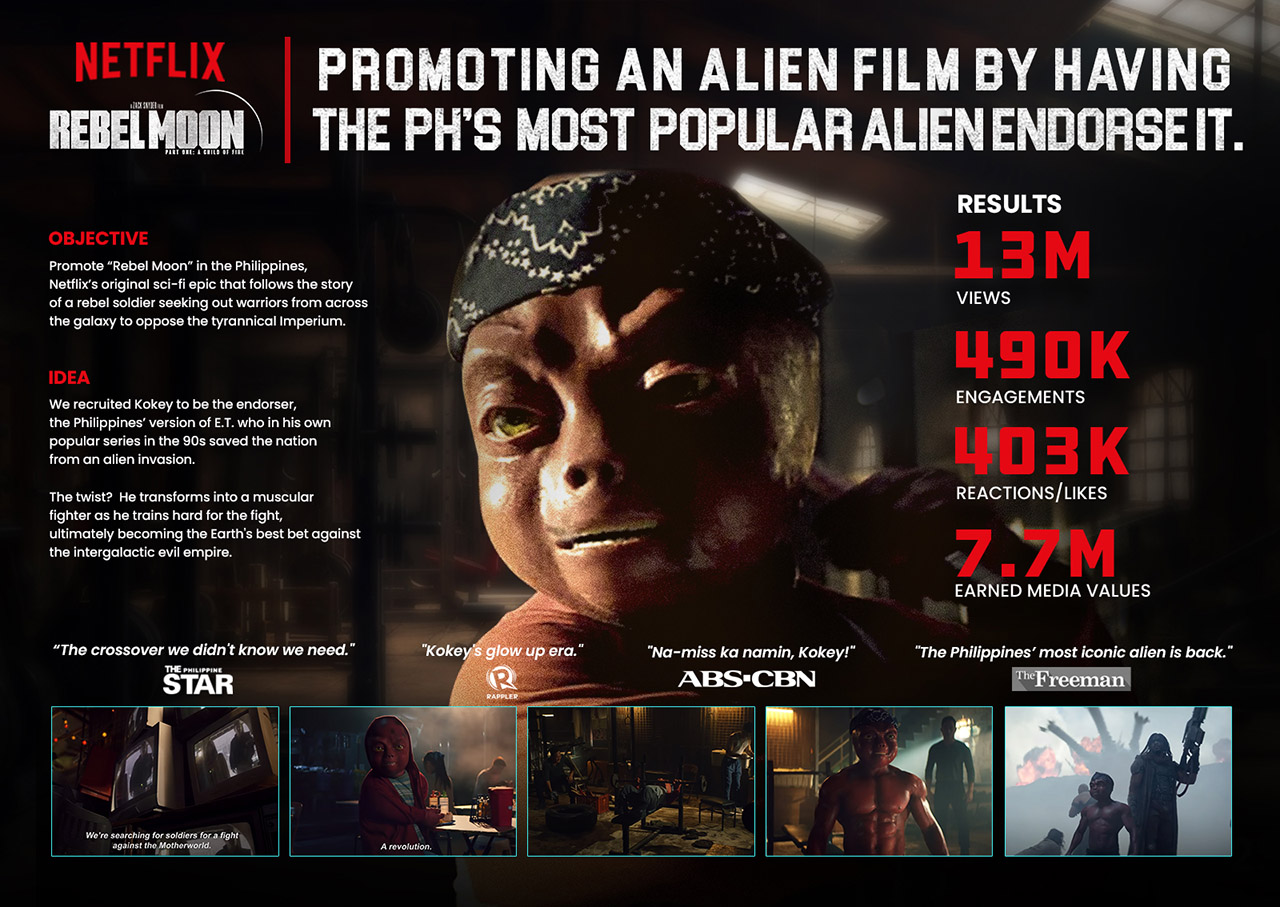 GIGIL recruits Kokey to promote Netflix’s “Rebel Moon” film in the Philippines