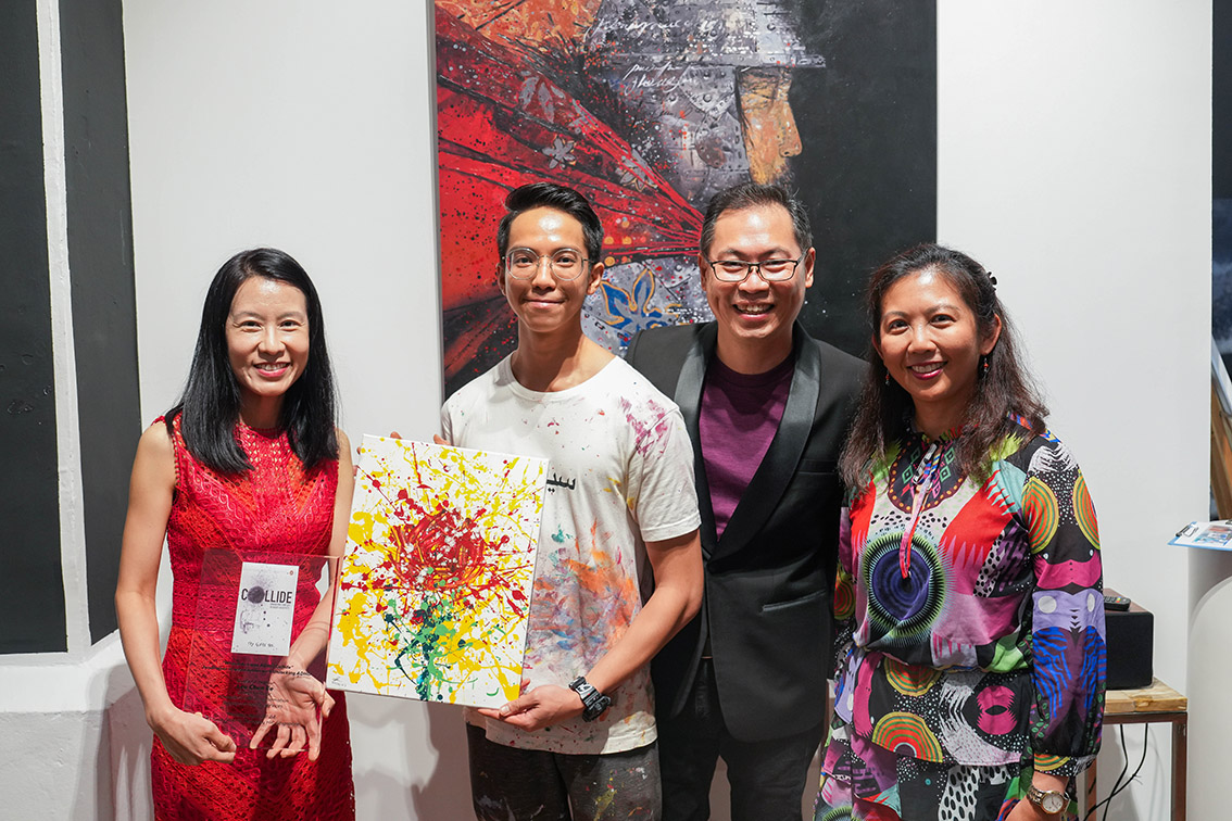 Singapore unveils first live painting featuring ADHD artists inspired by BBDO Asia’s Tay Guan Hin best-selling book – ‘Collide”