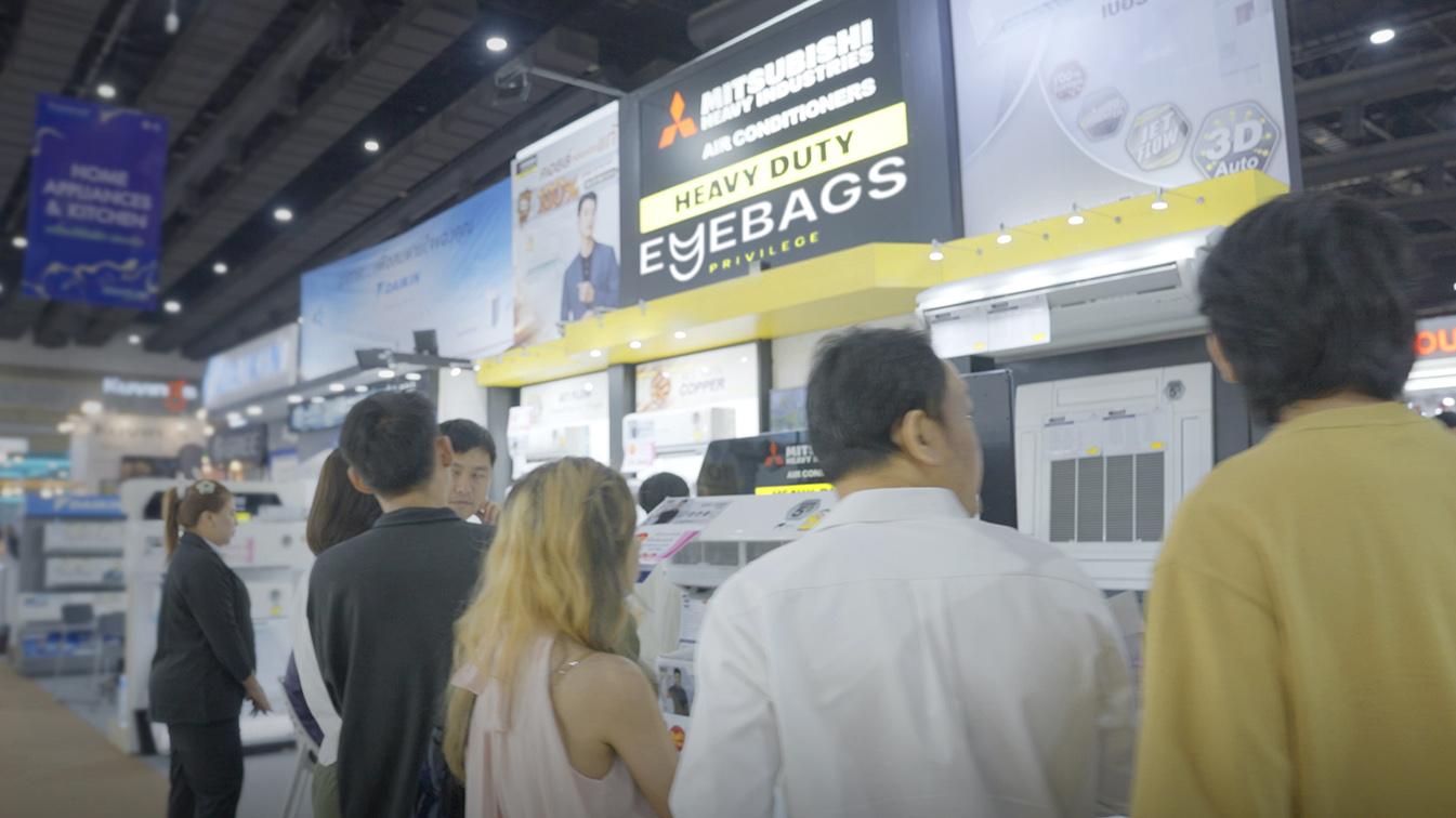 Mitsubishi Heavy Duty launches Eyebags Privilege promotional campaign via Youngster BKK
