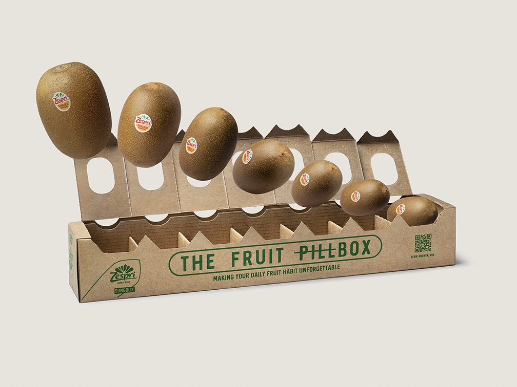 Speakeasy promotes daily kiwi consumption by launching the Zespri Fruit Pillbox