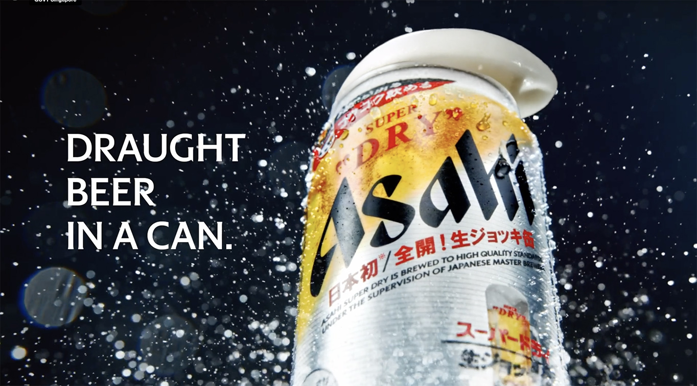 GOVT Singapore creates “Draught Anywhere” campaign for Asahi Super Dry