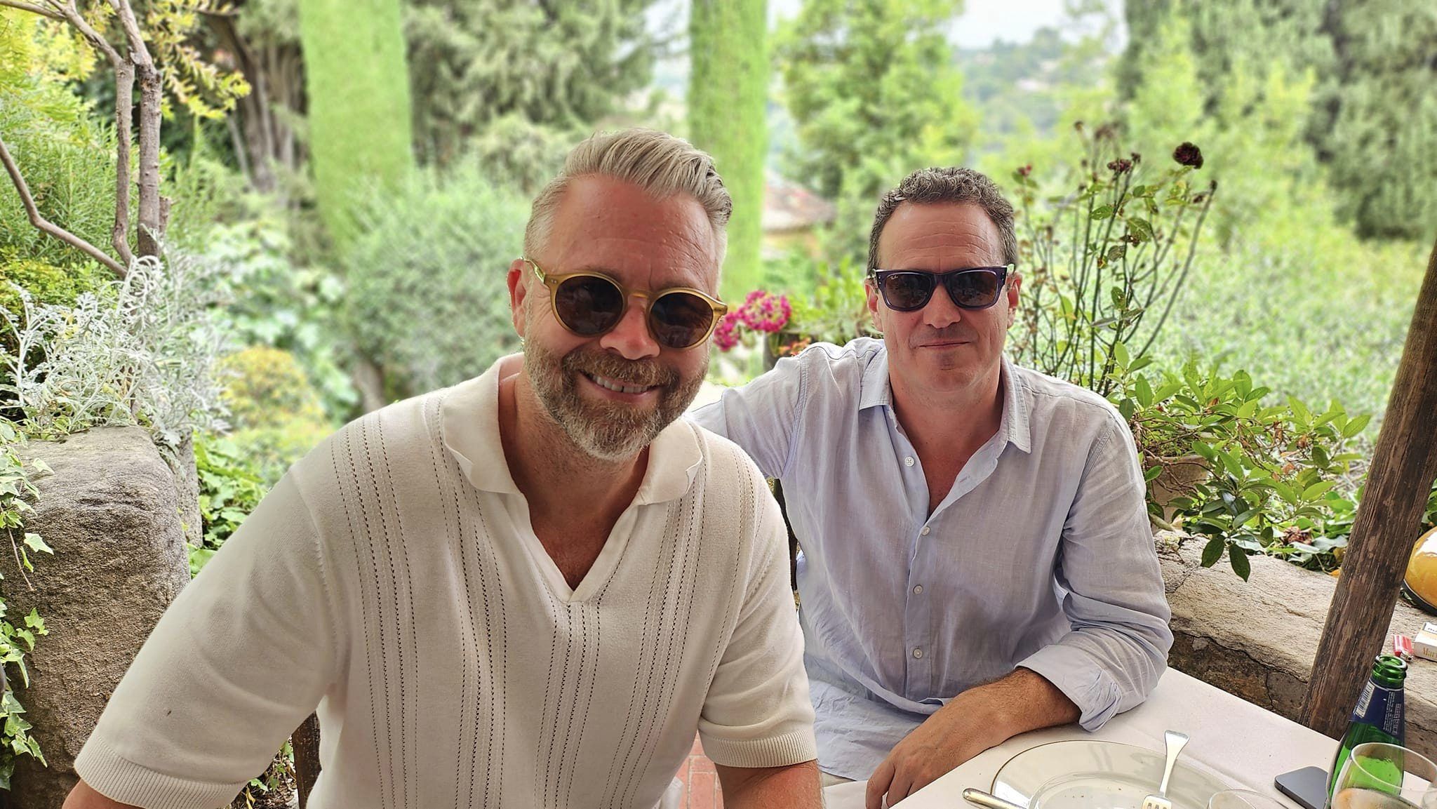 The Legendary CB Colombe d’Or Lunch – The heavy ad hitters hit the Rosé in St Paul de Vence