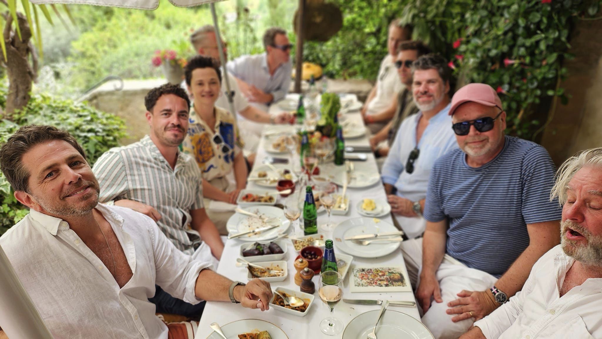 The Legendary CB Colombe d’Or Lunch – The heavy ad hitters hit the Rosé in St Paul de Vence