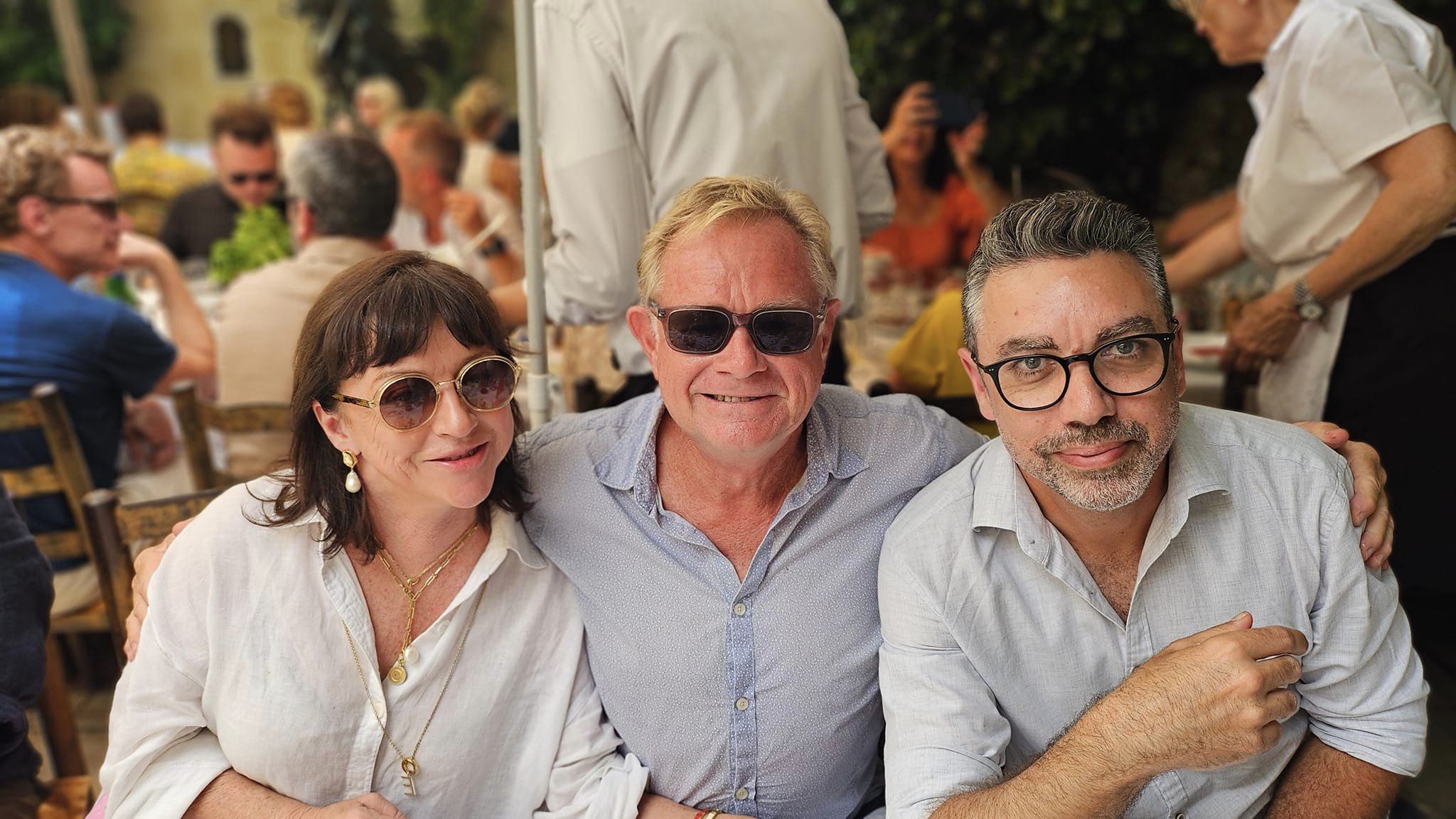 The Legendary CB Colombe d’Or Lunch – The heavy ad hitters hit the Rosé in St Paul de Vence