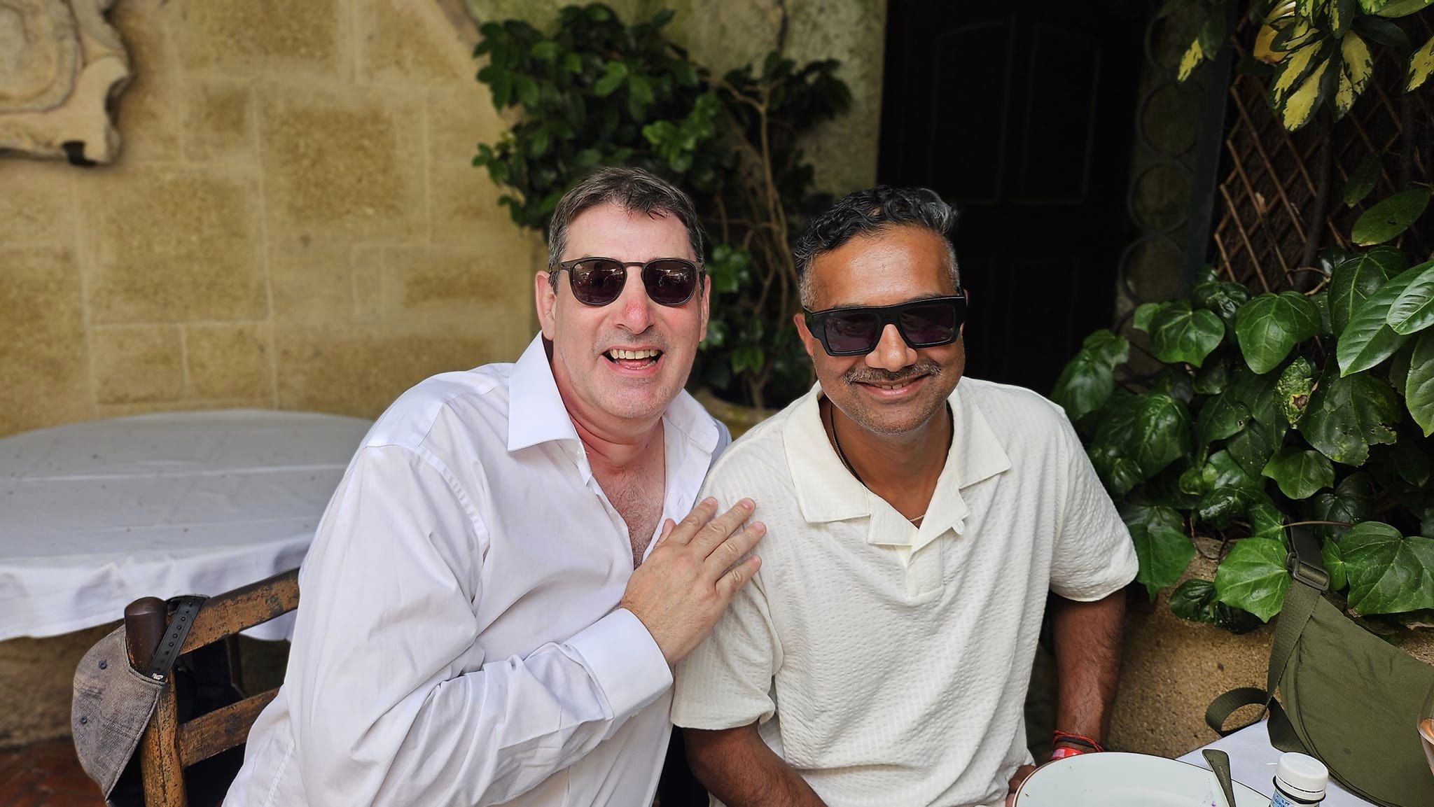 The Legendary CB Colombe d’Or Lunch – The heavy ad hitters hit the Rosé in St Paul de Vence